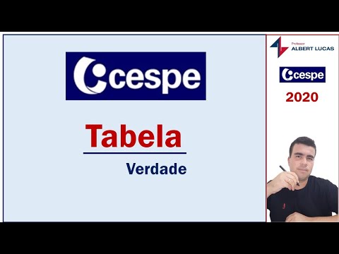 CESPE/CEBRASPE - SEFAZAL 2020 - Tabela Verdade