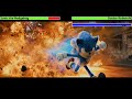 Sonic the Hedgehog (2020) Final Battle with healthbars
