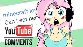 Fluttershee reads your Youtube Comments 🍉 | GONE (yay)UAL | Part 1