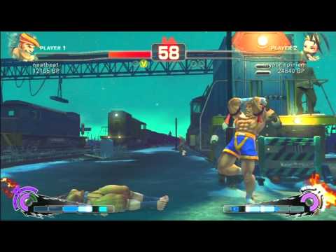 SSF4 Rank Match  neatbeat (AD)  vs  Inyour opinion (IB)