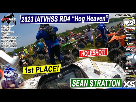 🥇1st Place Sean Stratton "Hog Heaven" IATVHSS 2023 Rd4 - Can-Am Renegade 4x4 ATV XC Racing (GoPro)