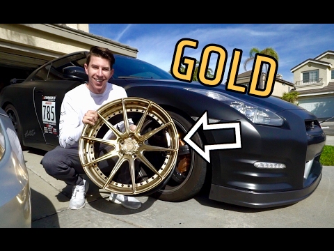 GTR GETS NEW GOLD WHEELS! Two-Piece ADV1's