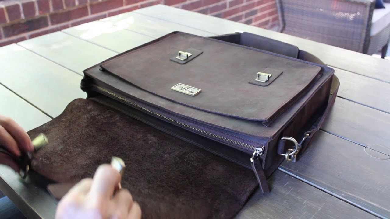 Buffalo Messenger Bag // Brown (Medium) video thumbnail