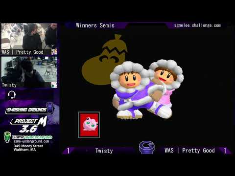 SG at GU 18.7 Melee WS - Twisty (Jigglypuff) vs WAS | Pretty Good (Ice Climbers)