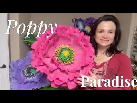 How to Make a Giant Foam Poppy — DIY Flower Kit Tutorial