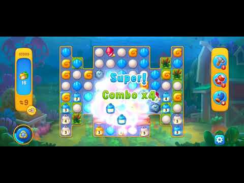 Fishdom Easy Level 10999 (with ingame boosters) @choraelmin