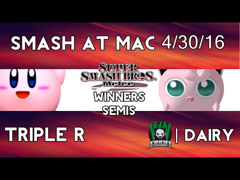 Smash@Mac 4/30/16 - Triple R vs Pnda | Dairy (SSBM WS)