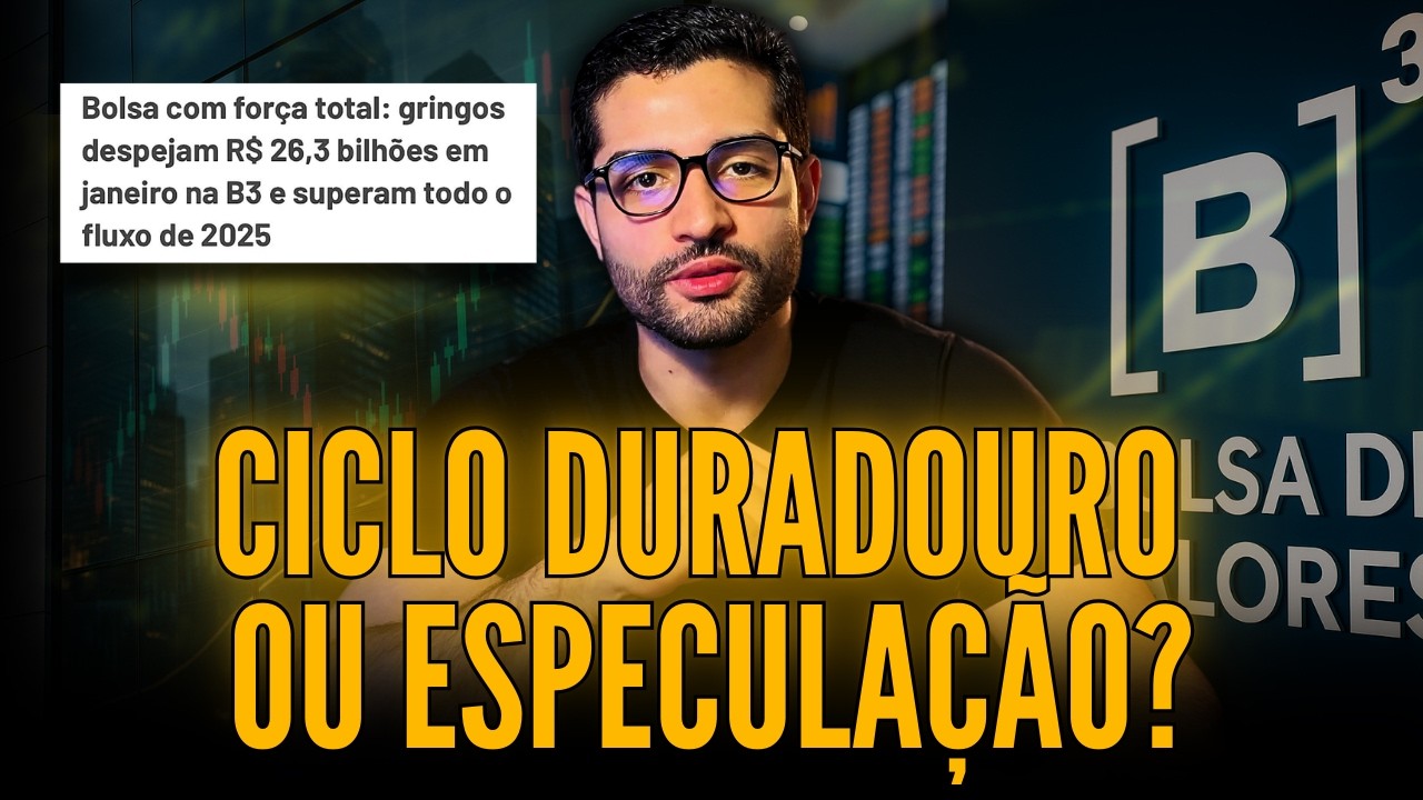 O CICLO DE ALTA DA BOLSA É SÓ FOGO DE PALHA? ESTAMOS EM UMA BOLHA? ESTRANGEIRO PRESTES A DESOVAR?