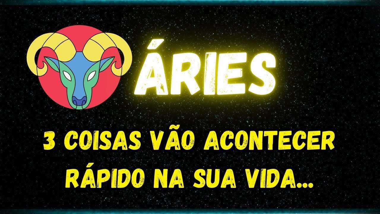 ♈️ÁRIES😮3 COISAS VÃO ACONTECER RÁPIDO NA SUA VIDA...