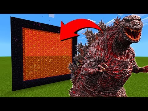How To Make A Portal To The Godzilla Dimension in Minecraft!