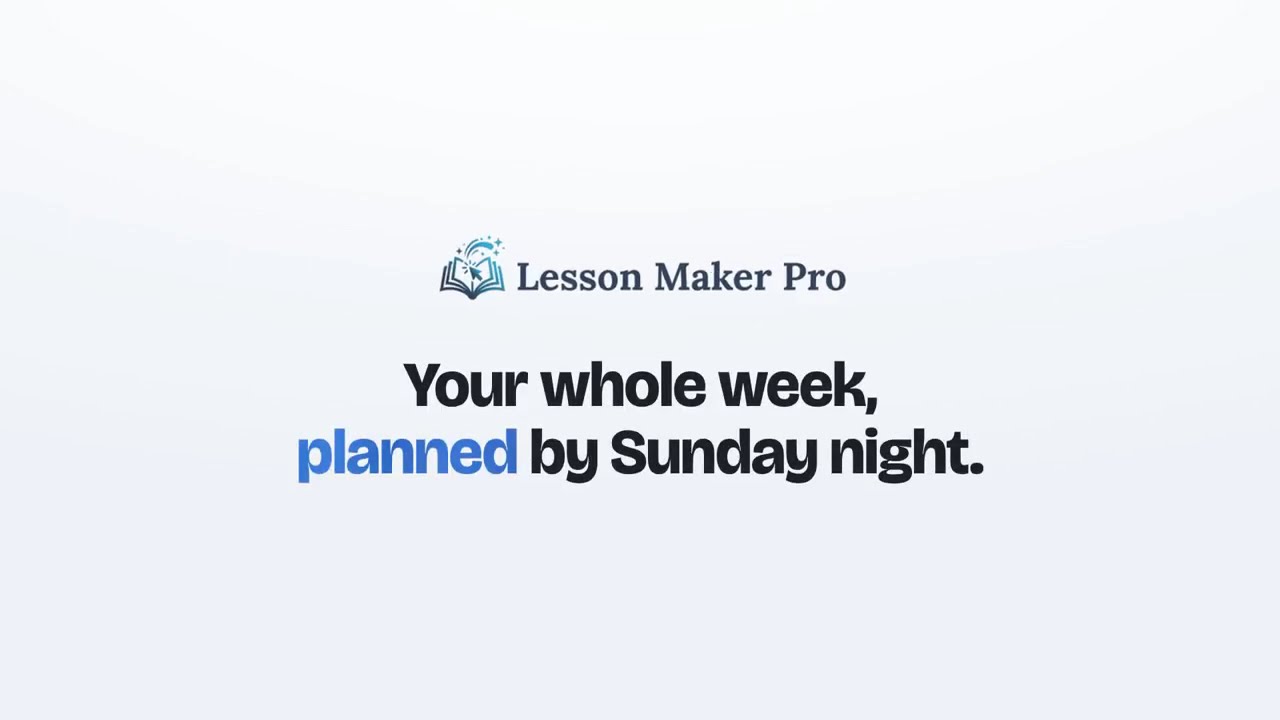 Lesson Maker Pro demo video