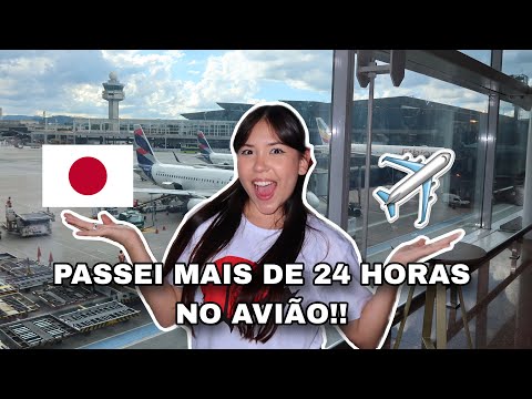 PASSEI MAIS DE 24 HORAS NO AVIÃO!! *vlog viagem pro Japão*