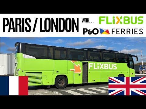 INCREDIBLE VALUE! Paris to London by Bus for £30 with Flixbus & P&O Ferries.