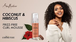 Shea Moisture Coconut & Hibiscus Frizz-Free Curl Mousse - 7.5oz