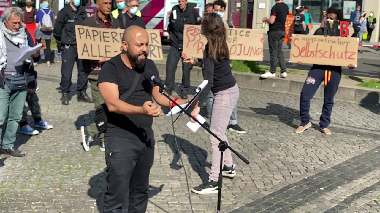 Hanau'daki Irkçı Katliamda Öldürünleri Anma Töreni.