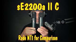 Video thumbnail for sE2200a II C Studio Condenser Microphone by Anton Browne