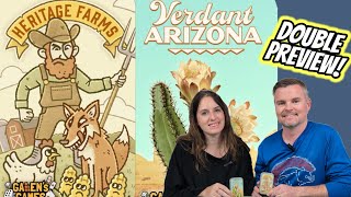 Heritage Farms & Verdant Arizona - A Non-Gamer's Preview Of This 2 Tin Can Games Soon To End on KS!
