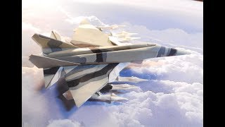 Download lagu Origami missile armed fighter jet (Falcon A) Tutorial mp3