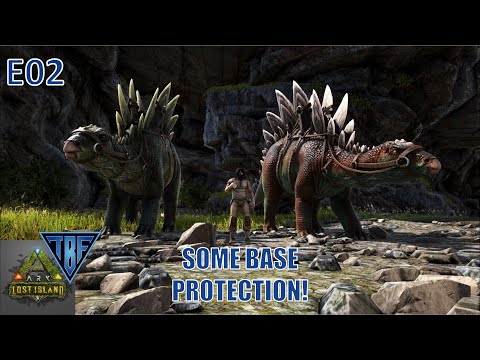 Some Base Protectors! E02 Lost Island - New Ark DLC - New Map - Ark Survival Evolved - New Season