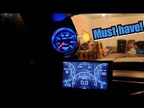 How to install boost gauge in duramax