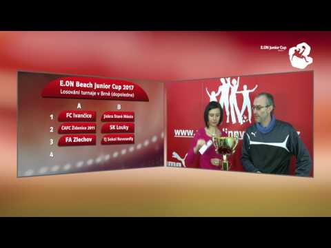 E.ON Beach Junior Cup 2017 - losování dopoledního turnaje v Brně