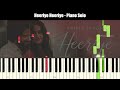Heeriye Piano Keyboard Tutorial Synthesia Video Full Song Notes Bollywood Trending Songs