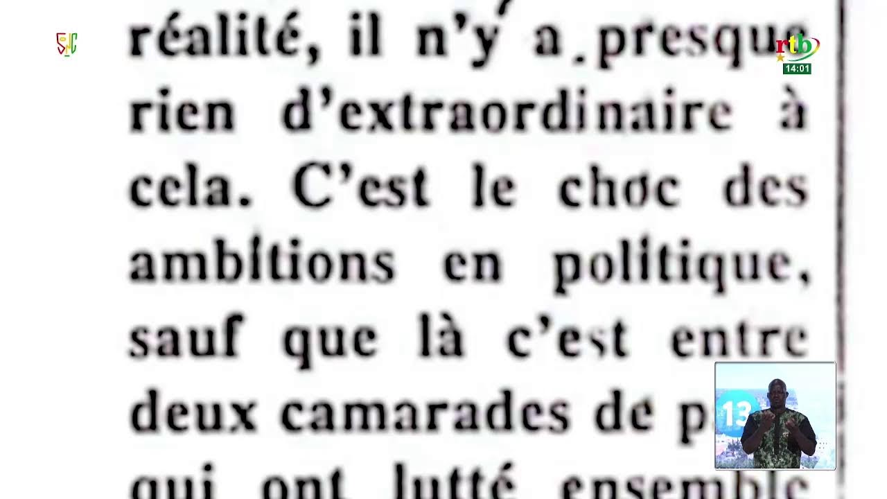 RTB - JT de 13H du 29 avril 2026