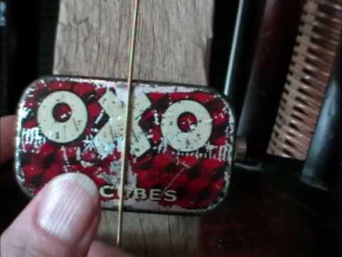 Homemade Diddley Bow - The Ouse Blues Machine!!