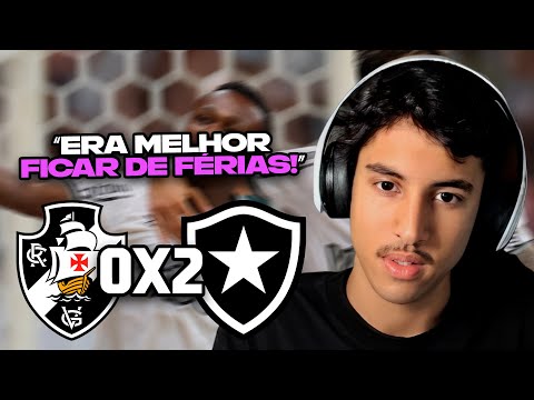 RENATO REAGE: VASCO 0 X 2 BOTAFOGO | MELHORES MOMENTOS | 13ª RODADA DO BRASILEIRÃO 2025 | ge.globo