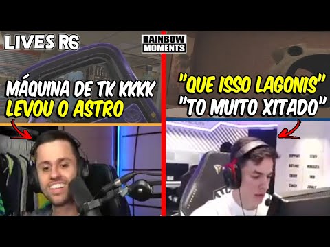 LAGONIS TA XITADASSO, RAZAH DANDO TK NO ASTRO, OS MELHORES TS E MAIS - MELHORES MOMENTOS LIVES R6