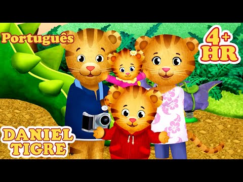 Família Tigre sai de férias (Episódios completos) | Daniel Tigre em Português