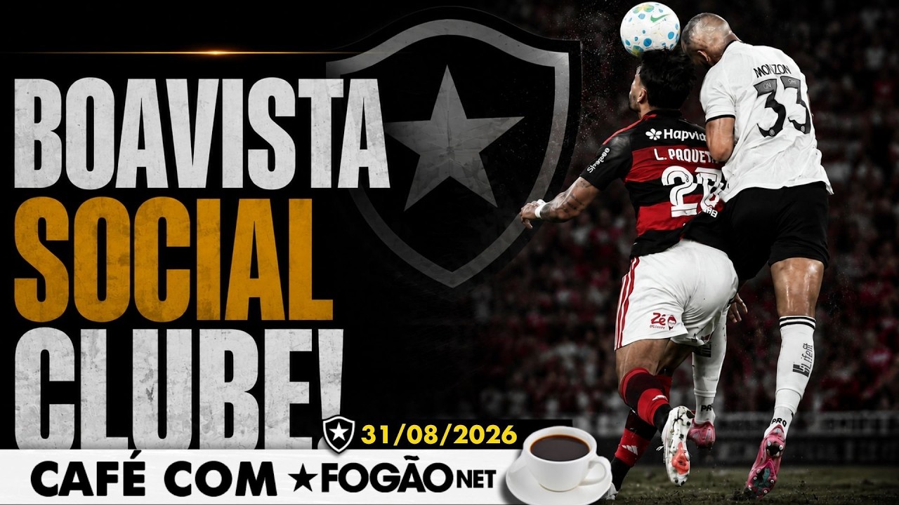 LIVE CAFÉ COM FOGÃONET | Botafogo perde e se complica mais; Renato Gaúcho é opção para técnico