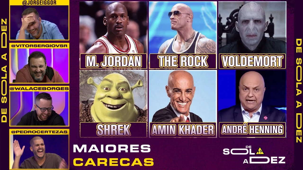 QUEM É O MAIOR CARECA DO PLANETA? CRAVAMOS! | DE SOLA A DEZ