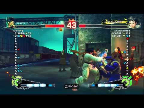 D-string [M. Bison] vs. tukakura1988 [Makoto] | SSF4 AE