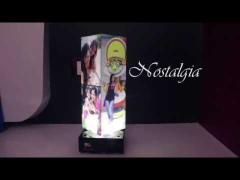 Nostalgia Pillar - Rotating tower Photo lamp