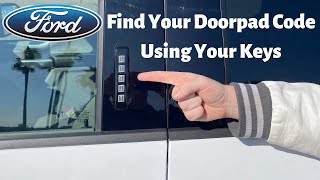 How To Find Your Ford Keypad Door Code - Factory Keyless Entry SecuriCode Key DIY Retrieve
