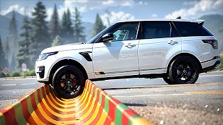 Cars vs Inverted Speed Bumps ▶️ BeamNG Drive