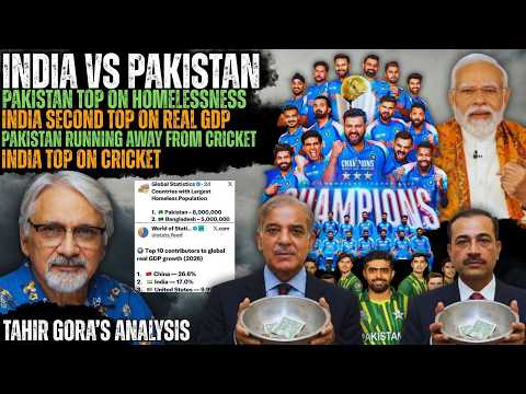 PakistanVsIndia-India second on GDP-Pakistan top on Homelessness-India top Cricket,Pak running away