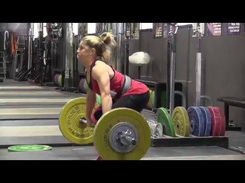 Olympic Weightlifting 4-3-15 - Clean, Back Squat Jump, Back Squat