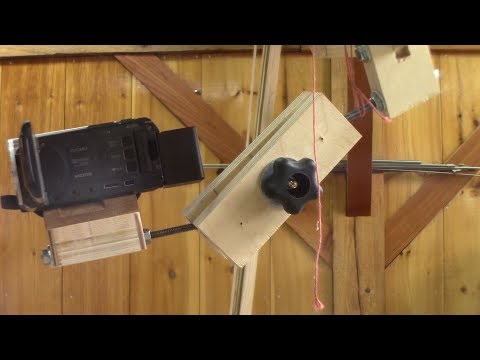 L'gosseux d'bois Ep 178 - Support pour ma caméra par des poutres au plafond