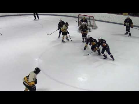 Scary hockey shot block