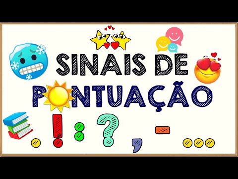 Sinais de Pontuação || Exclamação, Interrogação, Vírgula, Dois Pontos e muito + || Aula de português