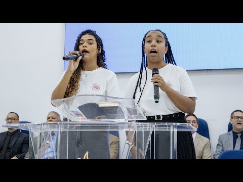 MILENA E JÚLIA: NÃO POSSO EXPLICAR 83 HARPA CRISTÃ - CONGRESSO JOVEM 2025 - AD CENTRAL DE SAQUAREMA