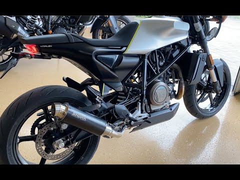 Husqvarna Vitpilen 701 Shark SRC 4 / Stock Exhaust Sound Comparison