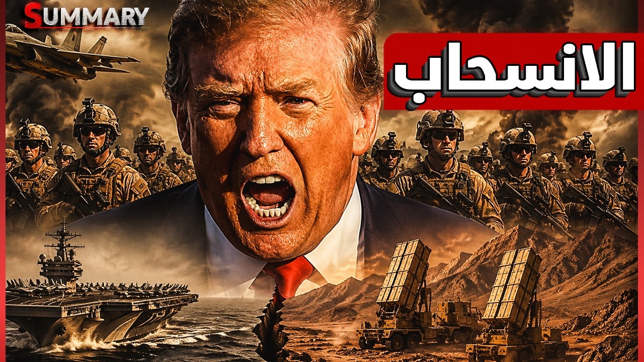 ترامب يعترف رسميـاً بالهزيمة أمام ايران و العجز عن فتح مضيق هرمز ويستعد للان?