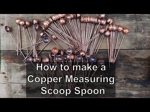 200 ml copper spoon set, size: medium