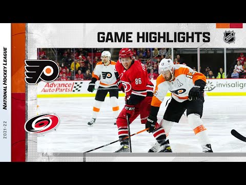 Flyers @ Hurricanes 3/12 l NHL Highlights 2022