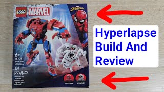 Lego Marvel Spider-Man Mech vs. Anti-Venom – Hyperlapse Build & Review