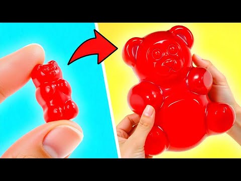 Go Big or Go Sweet! 🍭 GIANT Gummy Bear, Ice Cream & Candy Piñata DIY Treats