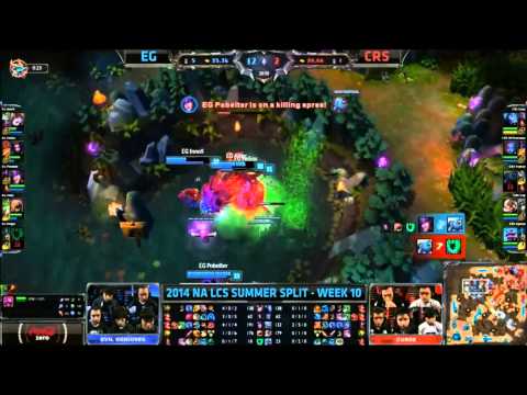 LCS NA Week 10 Day 2 EG - CRS Highlights